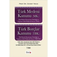 Türk Medeni Kanunu MK Türk Borçlar Kanunu TBK