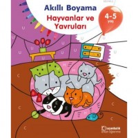 Akıllı Boyama - Hayvanlar ve Yavruları; 4-5 Yaş