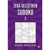 Zeka Geliştiren Sudoku 3; Kolay - Orta - Zor