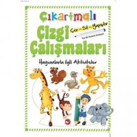 Çıkartmalı Çizgi Çalışmaları - Hayvanlarla İlgili Aktiviteler