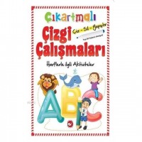 Çıkartmalı Çizgi Çalışmaları - Harflerle İlgili Aktiviteler