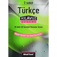 7.SINIF BLOKTEST TÜRKÇE KILAVUZ DENEME