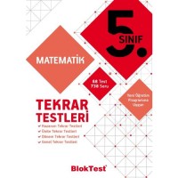 5.SINIF BLOKTEST MATEMATİK TEKRAR TESTLERİ
