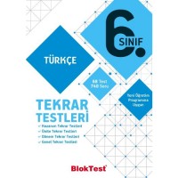 6.SINIF BLOKTEST TÜRKÇE TEKRAR TESTLERİ