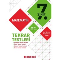 7.SINIF BLOKTEST MATEMATİK TEKRAR TESTLERİ