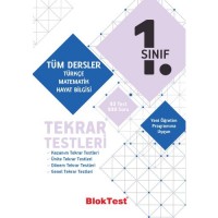 1.SINIF BLOKTEST TÜM DERSLER TEKRAR TESTLERİ