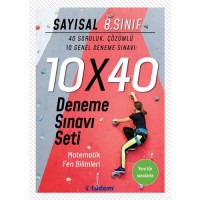 8.SINIF SAYISAL 10x40 DENEME SINAVI SETİ