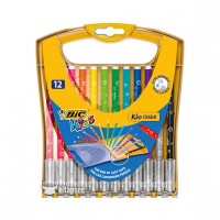 BIC Kids Kid Couleur Keçeli Boya Kalemi 12`li Yelpaze Kutu