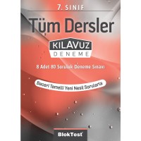 7.SINIF BLOKTEST TÜM DERSLER KILAVUZ DENEME