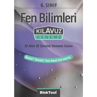 6.SINIF BLOKTEST FEN BİLİMLERİ KILAVUZ DENEME