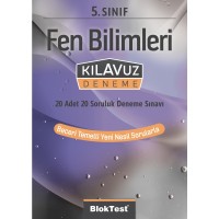 5.SINIF BLOKTEST FEN BİLİMLERİ KILAVUZ DENEME