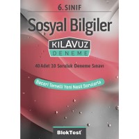 6.SINIF BLOKTEST SOSYAL BİLGİLER KILAVUZ DENEME