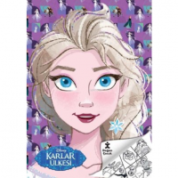 Disney Karlar Ülkesi Kraliçe Elsa ;Boyama Kitabı