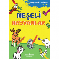 Neşeli Hayvanlar;Boyama Kitaplarım 3-4 Yaş