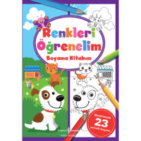 Renkleri Öğrenelim Boyama Kitabım