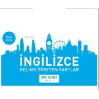 İngilizce Dil Kartları 4 - mavi kutu