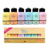 ARTDECO 070I-AS2 AKRİLİK BOYA 6X75 ML SET PASTEL RENKLER