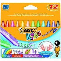 BİC PASTEL BOYA PLASTİDECOR ÜÇGEN 12 RENK 8297732