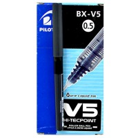 PILOT V5 İĞNE UÇ ROLLER KALEM 05MM SİYAH