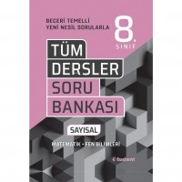 Tudem Yayınları 8. Sınıf LGS Tüm Dersler Sayısal Soru Bankası Tudem 