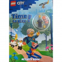 Lego City: Time to Play! Wheeler inc toy Activity Book