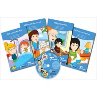 7. Sınıf İngilizce Hikaye Seti 4 Kitap 1 CD