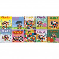 Elmer Serisi 10 Çeşit 50 Kitap