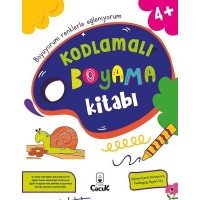 Kodlamalı Boyama Kitabı 4 Yaş