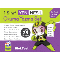 1.SINIF OKUMA YAZMA SETİ - BLOKTESTkutulu