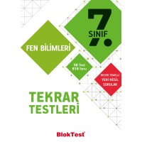 7.SINIF BLOKTEST FEN BİLİMLERİ TEKRAR TESTLERİ