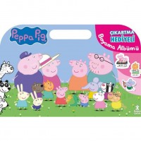 PEPPA PIG ÇIKARTMA HEDİYELİ BOYAMA ALBUMU