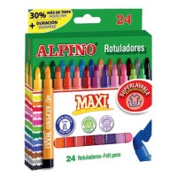 Alpino Keçeli Kalem Maxi 24 Renk ADET