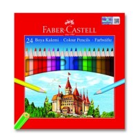 Faber-Castell Karton Kutu Boya Kalemi 24 Renk ADET