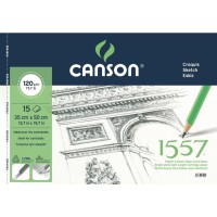 CANSON 1557 RESİM BLOK 120GR 35x50 15YP