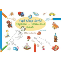 BOYAMA-RESİMLEME KİTABI YEŞİL K.SERİSİ
