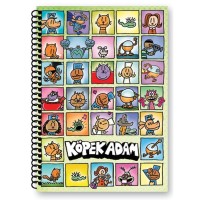 Köpek Adam Çizgili Defter-4