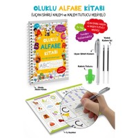 Oluklu Alfabe Kitabı / Uçan Sihirli Kalem ve Kalem Tutucu Hediyeli - 3