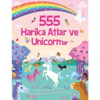 555 Eğlenceli Çıkartma - Harika Atlar ve Unicorn`lar