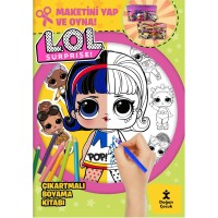 Lol Surprise Çıkartmalı Boyama Kitabı Maketini Yap Ve Oyna