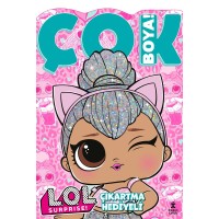 Lol Surprise - Çok Boya! Çıkartmalı Dev Boyama Kitabı