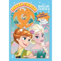 Disney Karlar Ülkesi Parlak Fikirler Neon Çıkartmalı Boyama Kitabı