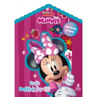 Disney Minnie Evde Çıkartmalı Boyama Kitabı