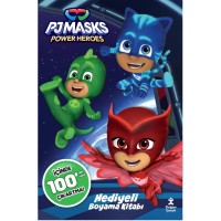 Pj Masks 100 Çıkartma Hediyeli Boyama Kitabı