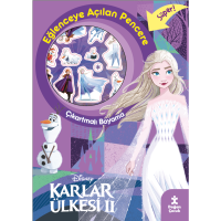 Karlar Ülkesi 2 Eğlenceye Açılan Pencere Çıkartmalı Boyama Kitabı
