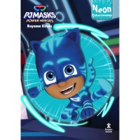 Pjmasks Neon Çıkartmalı Boyama Kitabı