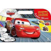 Disney Arabalar Çıkartma Hediyeli Boyama Albümü