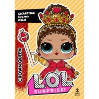 L.O.L. Surprise! – Crown Queen – Çıkartmalı Boyama Kitabı