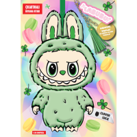 Labubu Clover Luck Çılgın Koleksiyon – Çıkartmalı Boyama Kitabı