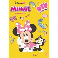 Disney Minnie Dev Çıkartmalı Boyama Kitabı