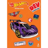Hot Wheels Dev Çıkartmalı Boyama Kitabı